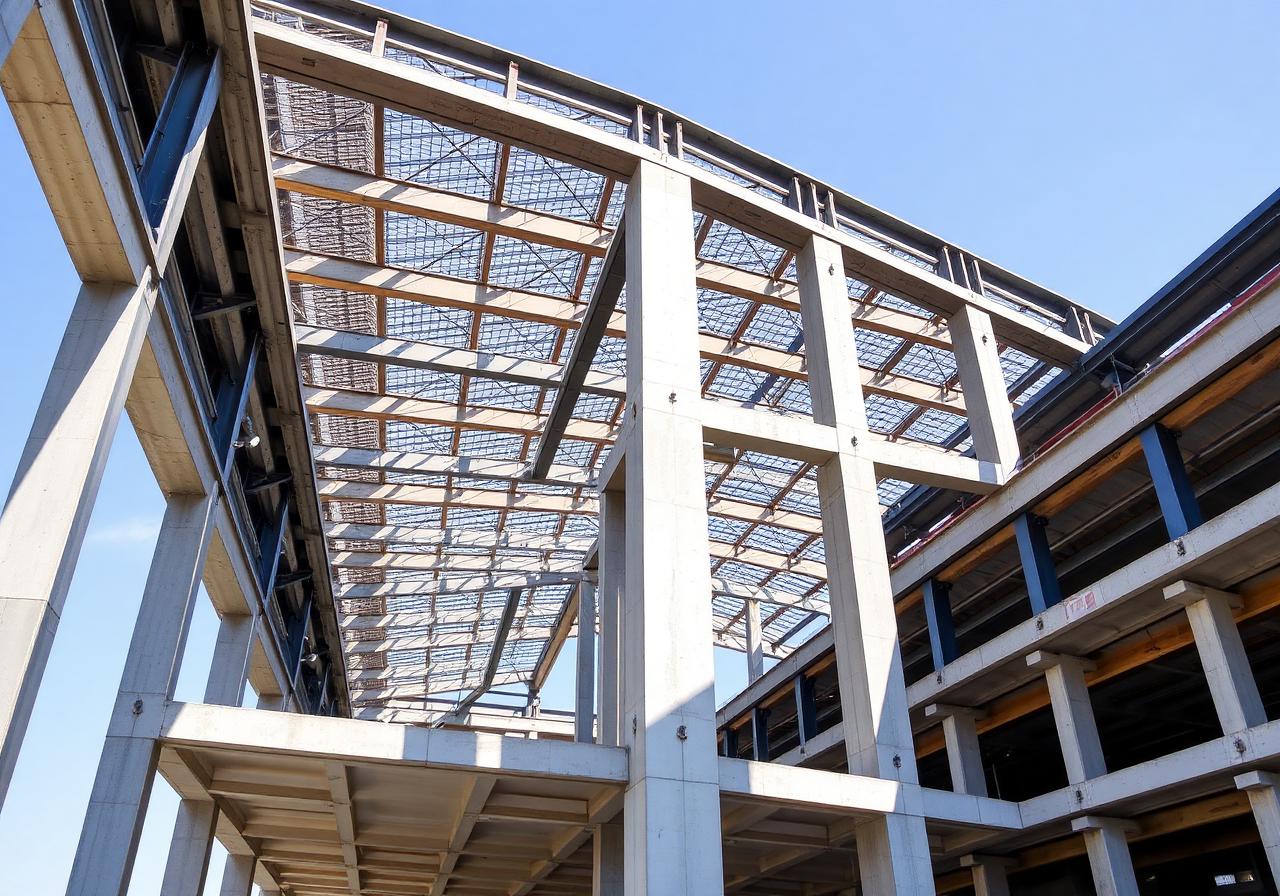 Composite steel frame